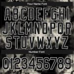Custom Name Number 3D Abstract Tie Dye Hoodie Sweatshirt in Black-White - Personalized Sports Pullover Personalized Stitched