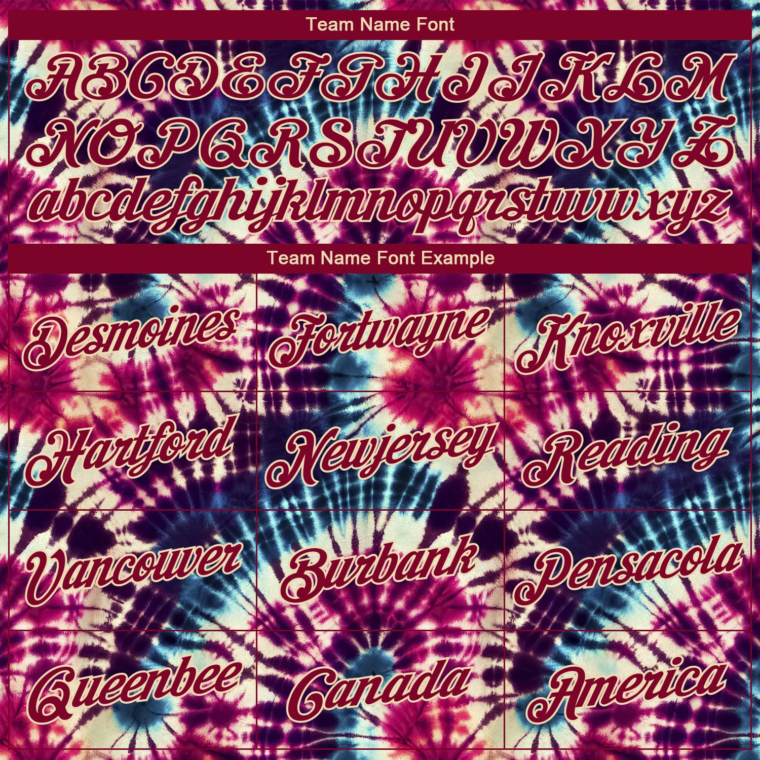 Personalized Stitched Tie Dye Crimson-Cream 3D Hippie Batik Sports Pullover Sweatshirt Hoodie Team Custom Name and Number Custom Name Number 3D Tie Dye Hoodie Sweatshirt Pullover - Personalized Crimson Cream Hippie Batik Sports Gear Personalized - Image 3