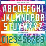 Custom Name & Number Hoodie - Personalized 3D Tie Dye Design Sweatshirt in Kelly Green-White - Sports Pullover Personalized