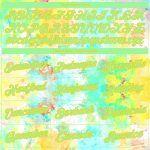 Custom Name and Number Personalized Watercolor Sports Hoodie in Pea Green-Yellow Tie Dye - 3D Pullover Sweatshirt Personalized