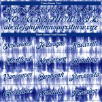 Custom Name & Number Tie Dye Hoodie Pullover Sweatshirt - Personalized Royal-White 3D Watercolor Sports Apparel Personalized