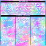 Custom Name & Number Tie Dye Hoodie - Personalized White-Light Blue 3D Sweatshirt Sports Pullover Personalized Stitched Tie