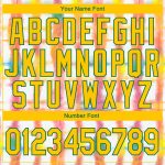 Custom Name Number Hoodie 3D Rainbow Watercolor Tie Dye Yellow Kelly Green Pullover Sports Sweatshirt Personalized Stitched