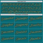 Custom Team Name Number Sweatshirt Hoodie - Personalized Stitched White Aqua Gold Split Fashion Pullover Personalized Stitched