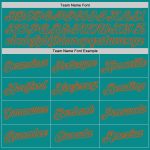 Custom Name and Number Sports Hoodie Pullover Sweatshirt, Personalized Aqua-Orange Split Fashion Design, White Personalized