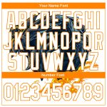 Fire Dragon Sports Pullover Hoodie Custom Name and Number, 3D Pattern Design, Stitched White Bay Orange Sweatshirt Personalized