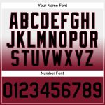 Personalized Custom Name Number Sports Hoodie Pullover Sweatshirt White Black Crimson Fade Fashion Personalized Stitched