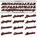 Custom Name & Number Sports Hoodie - Personalized Black Crimson Stitched Pullover Sweatshirt Personalized Stitched White