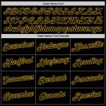 Custom Name and Number Hoodie - Personalized Black-Gold Split Pullover Fashion Sports Sweatshirt Personalized Stitched White