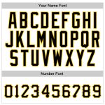 Custom Sports Hoodie with Personal Name and Number - White Black Gold Stitched Pullover Sweatshirt Personalized Stitched