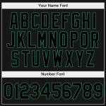 Custom Team Name Number Hoodie Sweatshirt, Personalized Stitched White Black Kelly Green Split Fashion Sports Pullover Personalized
