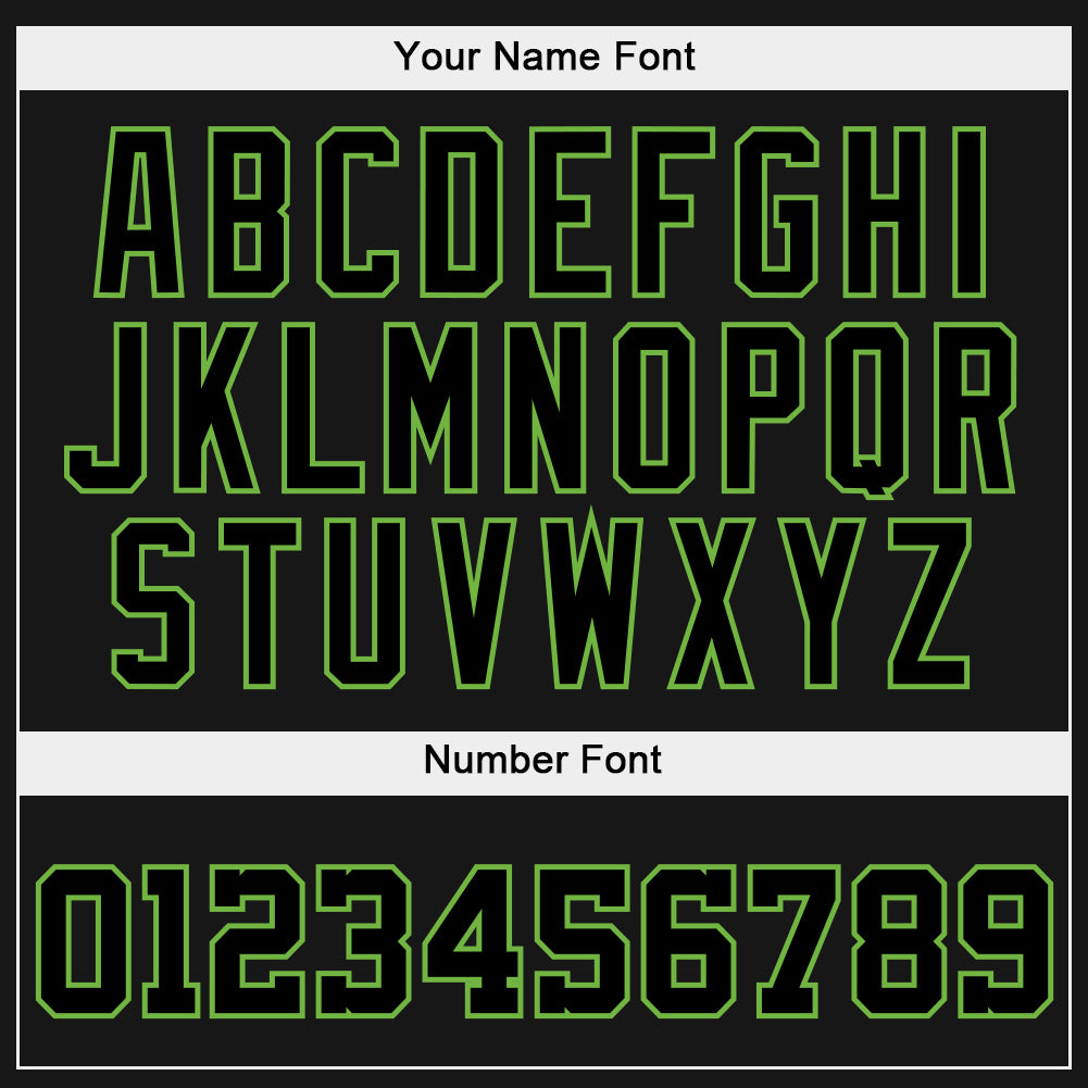 Personalized Stitched White Black-Neon Green Split Fashion Sports Pullover Sweatshirt Hoodie Team Custom Name and Number Custom Neon Green Black White Sports Hoodie with Personalized Name and Number - Stitched Pullover Sweatshirt Personalized - Image 5