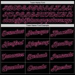 Custom Name & Number Sports Hoodie Pullover - White Black-Pink Split Stitched Fashion Sweatshirt Personalized Stitched White