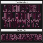 Custom Name & Number Sports Hoodie Pullover - White Black-Pink Split Stitched Fashion Sweatshirt Personalized Stitched White