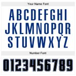 Custom Name Number Pullover Hoodie Sports Sweatshirt, Personalized Stitched White Black-Royal Team Apparel Personalized Stitched