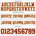 Custom Name Number Football Hoodie Sweatshirt Personalized Stitched White Crimson Gold Team Gear Personalized Stitched White