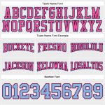 Custom Football Hoodie with Name and Number - Personalized Stitched Sweatshirt in White, Light Blue, Black, and Pink Personalized