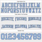 Custom Name Number Pullover Hoodie Sweatshirt for Football Teams - Personalized White Light Blue Steel Gray Personalized