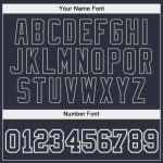 Custom Name Number Sports Pullover Hoodie - Personalized Stitched White Navy Split Sweatshirt Fashion Personalized Stitched