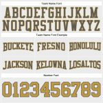 Custom Name and Number Personalized Old Gold and Steel Gray Football Hoodie Sweatshirt - Stitched Pullover Personalized Stitched