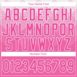 Custom Name and Number Sports Hoodie Personalized 3D Pattern Design White Pink Stitched Pullover Sweatshirt Personalized