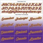 Custom Team Name Number Pullover Hoodie Sweatshirt - Personalized Stitched White Purple Gold Fade Fashion Sport Personalized