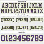 Custom Team Name Number Football Hoodie Sweatshirt Personalized Stitched White Purple Neon Green Pullover Personalized Stitched