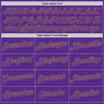 Custom Name and Number Sports Pullover Sweatshirt Hoodie - Personalized Stitched White Purple Old Gold Fashion Personalized