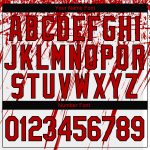 Custom Name and Number Sports Hoodie with 3D Stitched Red-Black Pattern, White Pullover Sweatshirt Design Personalized Stitched