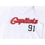 Custom Team Name Number Stitched Hoodie Sweatshirt Pullover Red Black White Sports Personalized Stitched White Red-Black