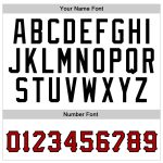 Custom Team Name Number Stitched Hoodie Sweatshirt Pullover Red Black White Sports Personalized Stitched White Red-Black