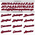 Custom Sports Hoodie with Team Name and Number, Personalized Red-Navy Pullover Sweatshirt Personalized Stitched White Red-Navy