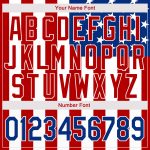 3D American Flag Pullover Sweatshirt Hoodie - Personalized Stitched White Red-Royal Fashion Sports Wear Personalized Stitched