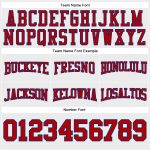 Personalized Stitched Red-Royal Football Hoodie Sweatshirt Pullover - Custom Sports Apparel Personalized Stitched White Red-Royal