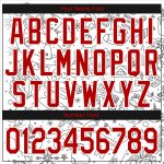 Custom Christmas 3D Sports Hoodie with Name and Number - Personalized Red-White Stitched Pullover Sweatshirt Personalized