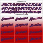 Custom Name & Number Pullover Hoodie - Personalized Stitched White Royal-Red Fade Fashion Sports Sweatshirt Personalized