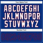 Custom Name Number Royal Red Split Sports Hoodie Personalized Sweatshirt Pullover Fashion Team Stitched White Personalized