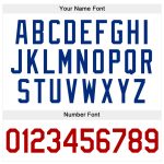 Custom Name and Number Sports Hoodie Sweatshirt - Personalized Stitched Royal-Red Pullover for Team Wear Personalized Stitched