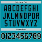Custom Teal Black-Cream Baseball Jersey with Personalized Name and Number, Authentic Throwback Team Gear Personalized Teal