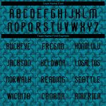 Custom Name Number Volleyball Jersey Teal Black Geometric Sublimation Uniform for Teams Personalized Teal Black Geometric