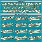 Custom Name Number Authentic Throwback Baseball Jersey - Personalized Teal Black-Gold Team Jersey Personalized Teal Black-Gold