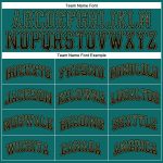 Custom Name and Number Authentic Drift Fashion Baseball Jersey Teal Black Old Gold Personalized Teal Black-Old Gold Authentic