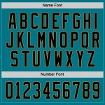 Custom Team Hockey Jersey - Personalized Teal Black Old Gold with Name and Number Personalized Teal Black-Old Gold Hockey