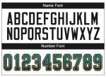 Custom Name & Number Personalized Football Jersey - Teal, Black, Old Gold Mesh Drift Fashion Team Gear Personalized Teal