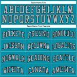 Custom Teal Black Pinstripe Gray Basketball Jersey with Personalized Name and Number - Authentic Team Gear Personalized Teal