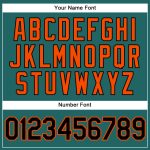 Custom Name and Number Authentic Baseball Jersey - Personalized Teal Black Pinstripe Design Personalized Teal Black Pinstripe