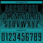 Custom Name Number Basketball Jersey Teal Black Round Neck Sublimation Suit - Personalized Team Apparel Personalized Teal