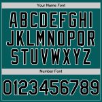 Custom Name and Number Personalized Teal Black-White Baseball Jersey Authentic Sleeveless Team Apparel Personalized Teal
