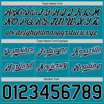 Custom Teal Black-White Basketball Shorts with Name and Number - Authentic Throwback Style 6796 Personalized Teal Black-White