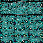 Custom Name Number Teal Black White Leopard Print 3D Bomber Varsity Letterman Jacket Personalized Teal Black-White Leopard